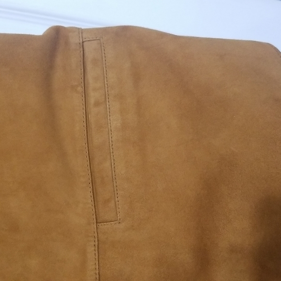 PETER HAHN Rare Genuine Smooth Kidskin Suede Leather Vest - Picture 6 of 10